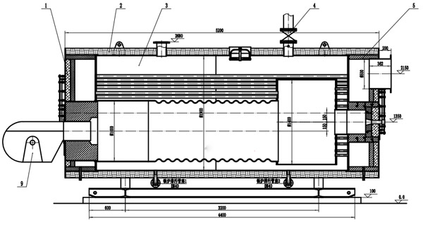 卧式燃油气热水锅炉